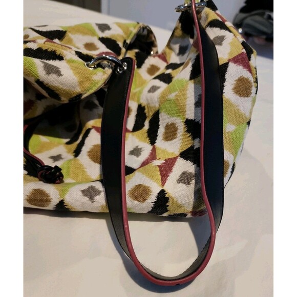 STEPHANIE JOHNSON Multi-Color Single handle Shoulder Bag  Canvas Tote Boho Bag - Picture 8 of 8